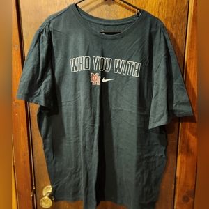 MENS Nike Tshirt Black XXL Athletic Cut